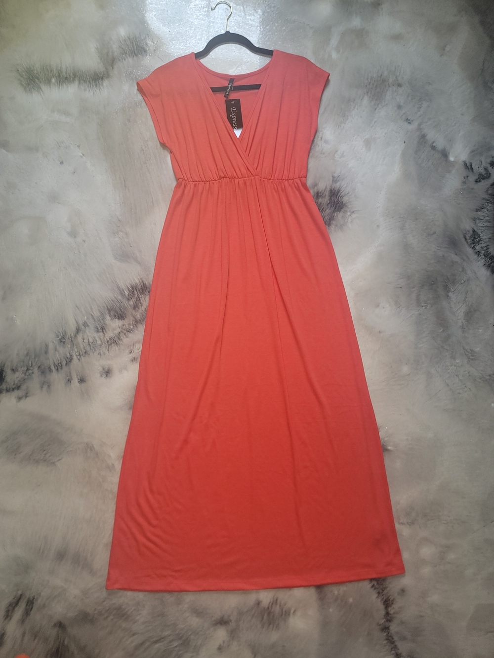 Espresso Women’s Coral Wrap Maxi Dress